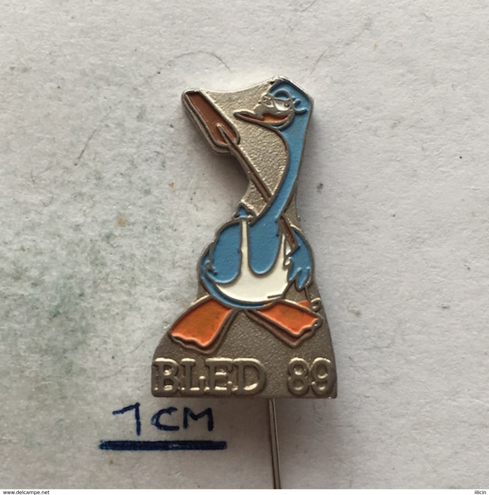 Badge (Pin) ZN004741 - Rowing / Kayak / Canoe World Championships Yugoslavia Slovenia Bled 1989 - Rowing