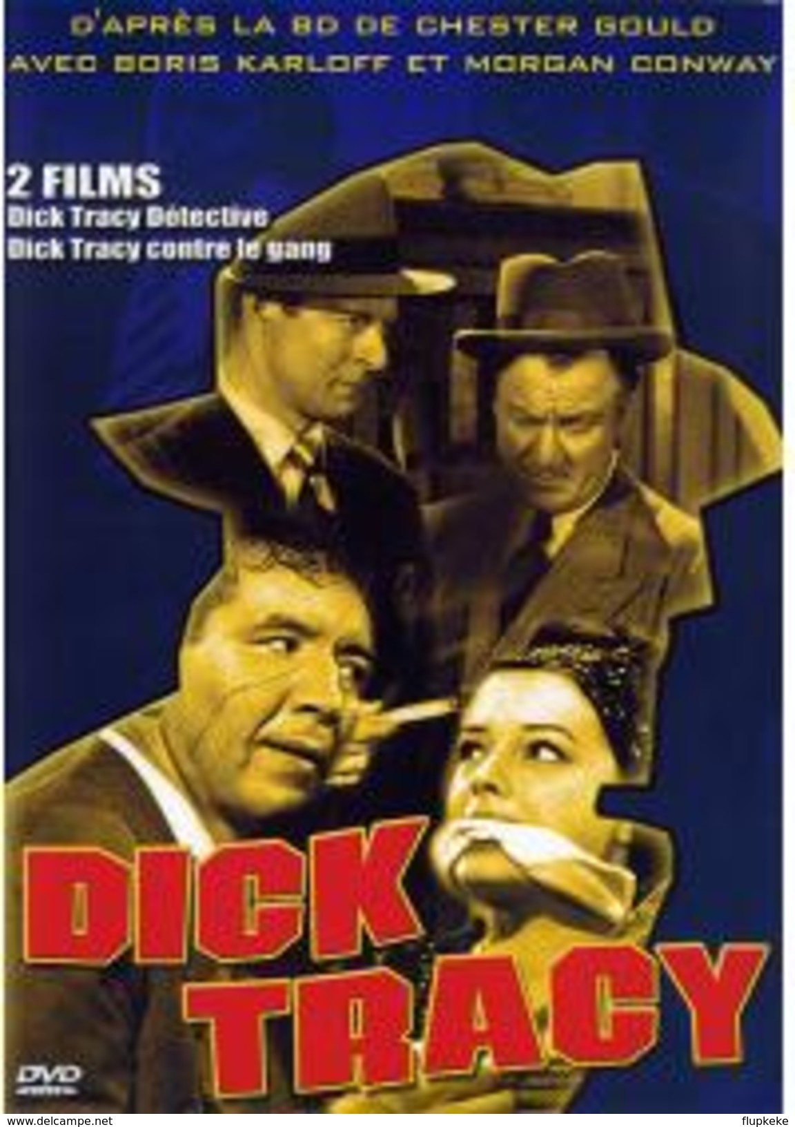 Dvd Zone 2 2 Films : Dick Tracy Détective + Dick Tracy Contre Le Gang (1945+1947) Dick Tracy + Dick Tracy Meets Gruesome - Policiers