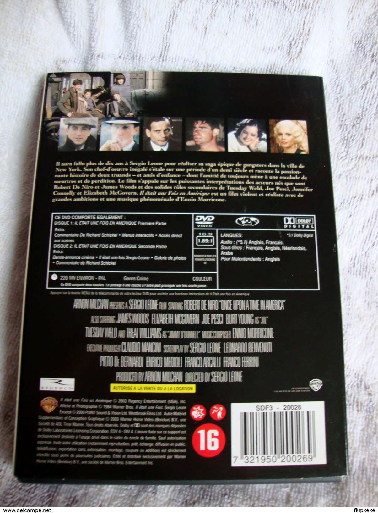 Dvd Zone 2 Il était Une Fois En Amérique (1984) Édition Spéciale Double Once Upon A Time In America Vf+Vostfr - Policiers