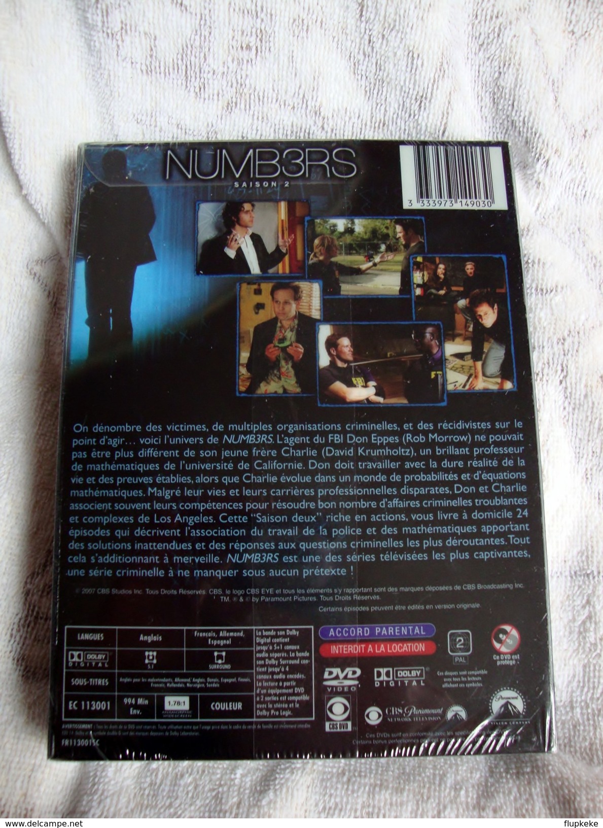 Dvd Zone 2 Numbers (Numb3rs) L'intégrale Saison 2 Vf+Vostfr - TV Shows & Series