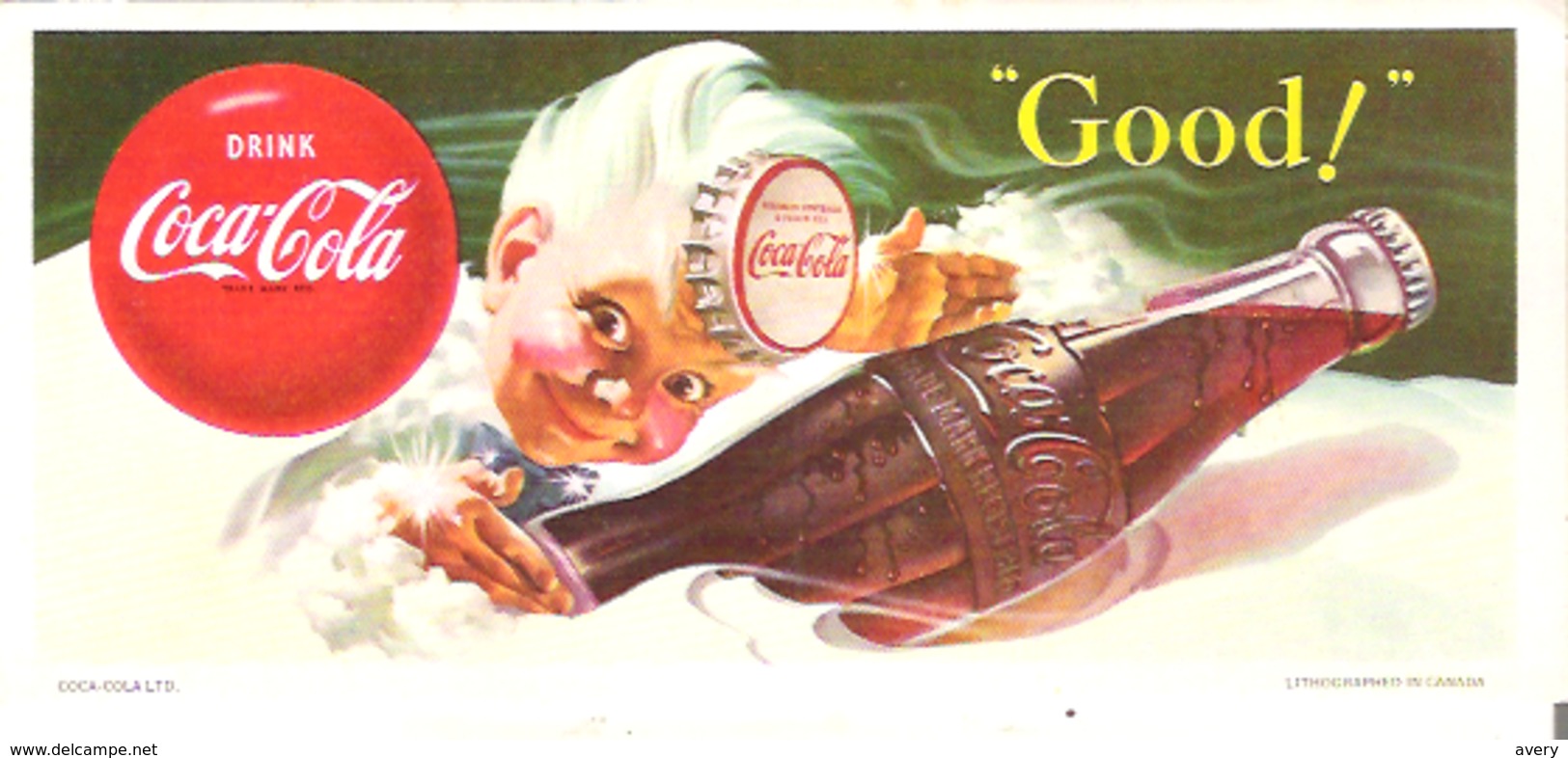 Coca Cola Blotter  "Good" - Limonades