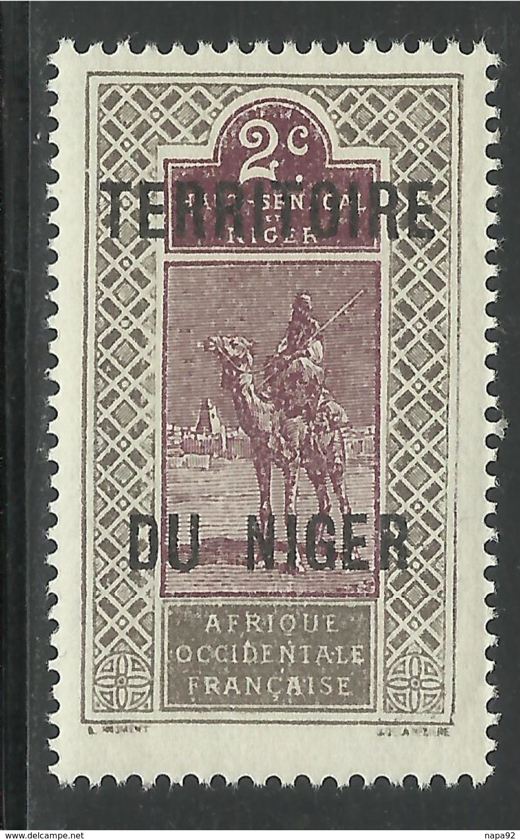 NIGER 1921 YT 2** SANS CHARNIERE NI TRACE - Ungebraucht