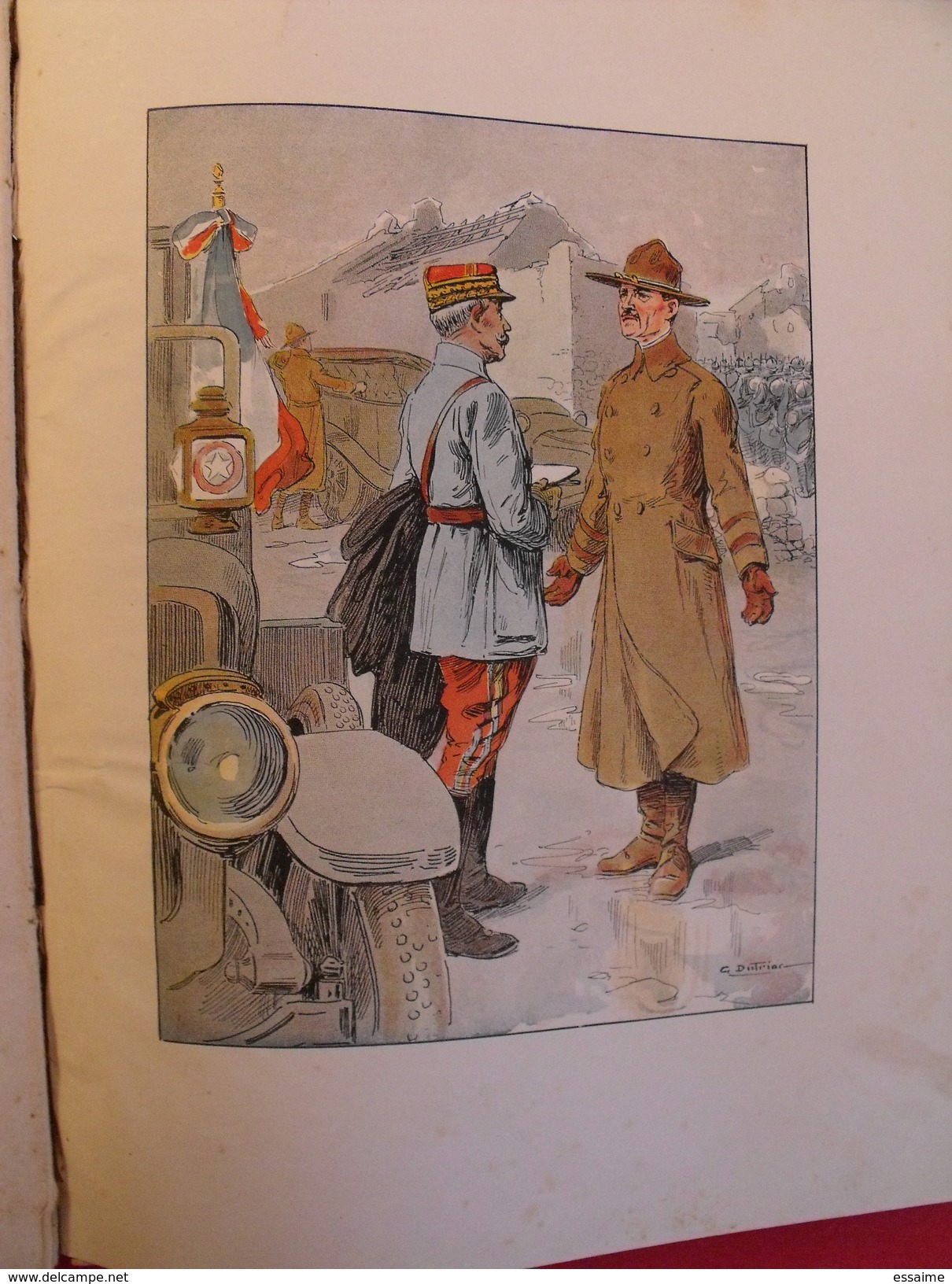 Foch. texte d'émile Hinzelin. illustrations de Dutriac. Delagrave 1918