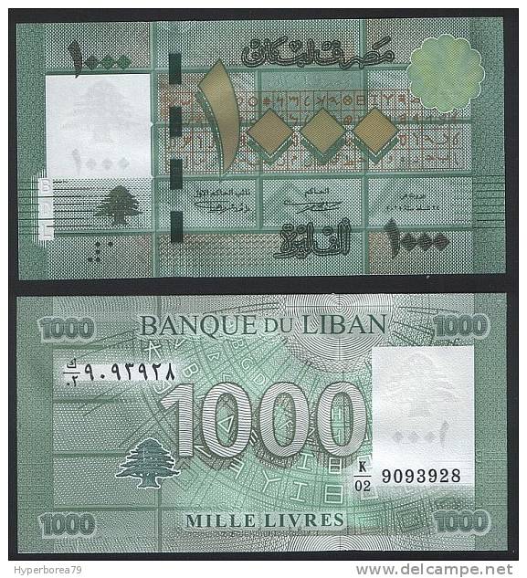 Lebanon P 90 - 1000 1.000 Livres 2011 - UNC - Liban