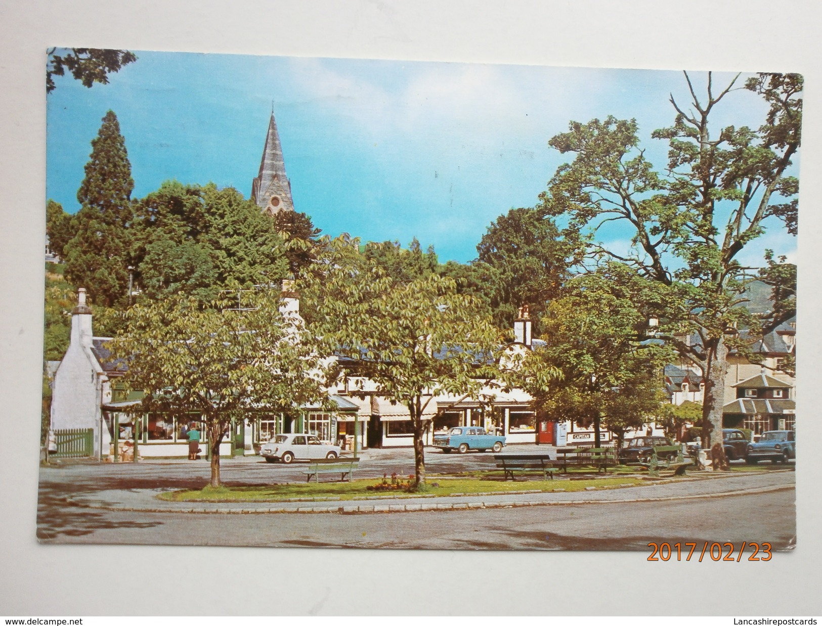 Postcard The Square Strathpeffer Postally Used At Oban In 1969 My Ref B1859 - Ross & Cromarty