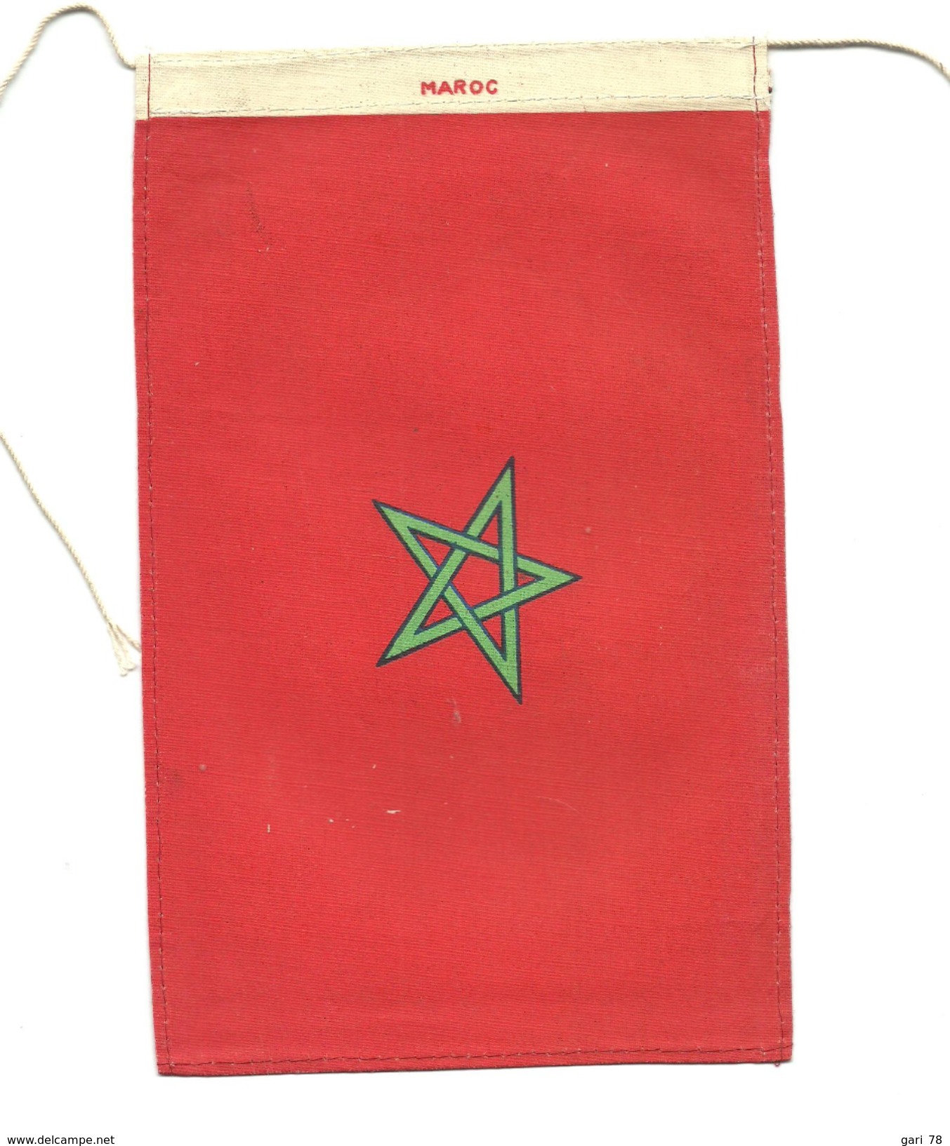 Mini Drapeau Du MAROC. En Toile 14 Cm X 21 Cm - Otros & Sin Clasificación