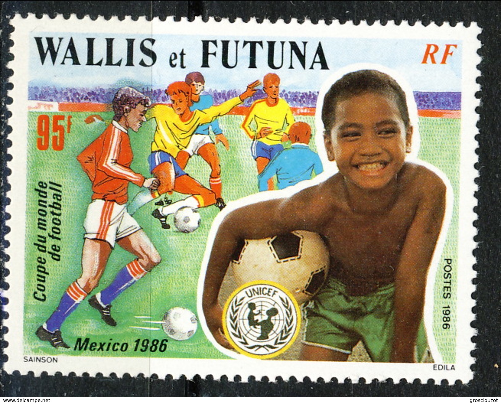 WF 1986 N. 343 Mondiali Di Calcio In Messico MNH Cat. &euro; 3 - Nuovi