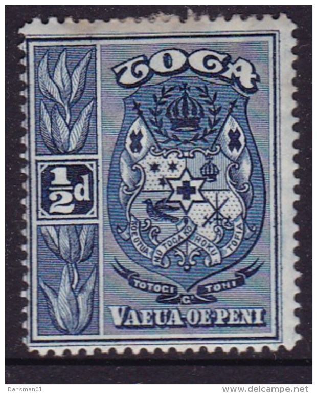 Tonga 1897 SG 38 Mint Hinged Gum Toning - Tonga (1970-...)