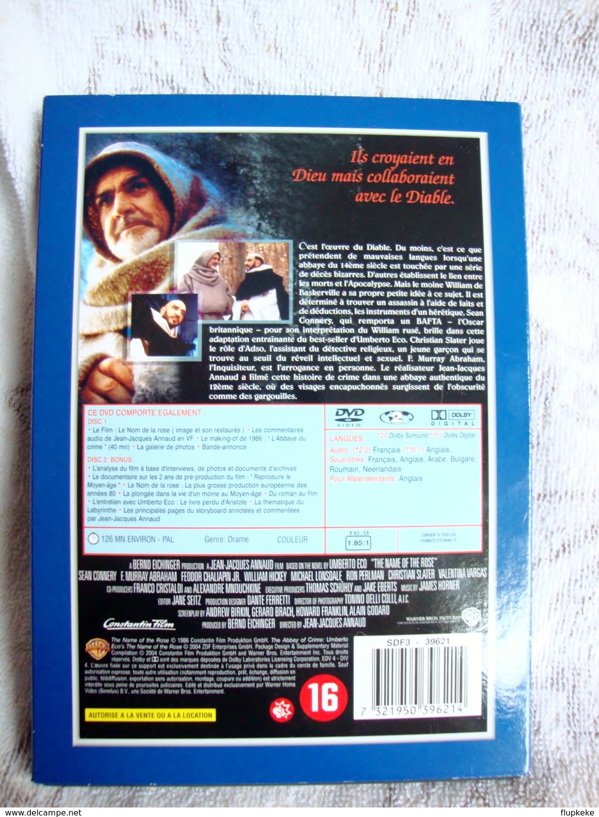 Dvd Zone 2 Le Nom De La Rose (1986) Édition Spéciale Collector Name Der Rose, Der Vf+Vostfr - Geschiedenis