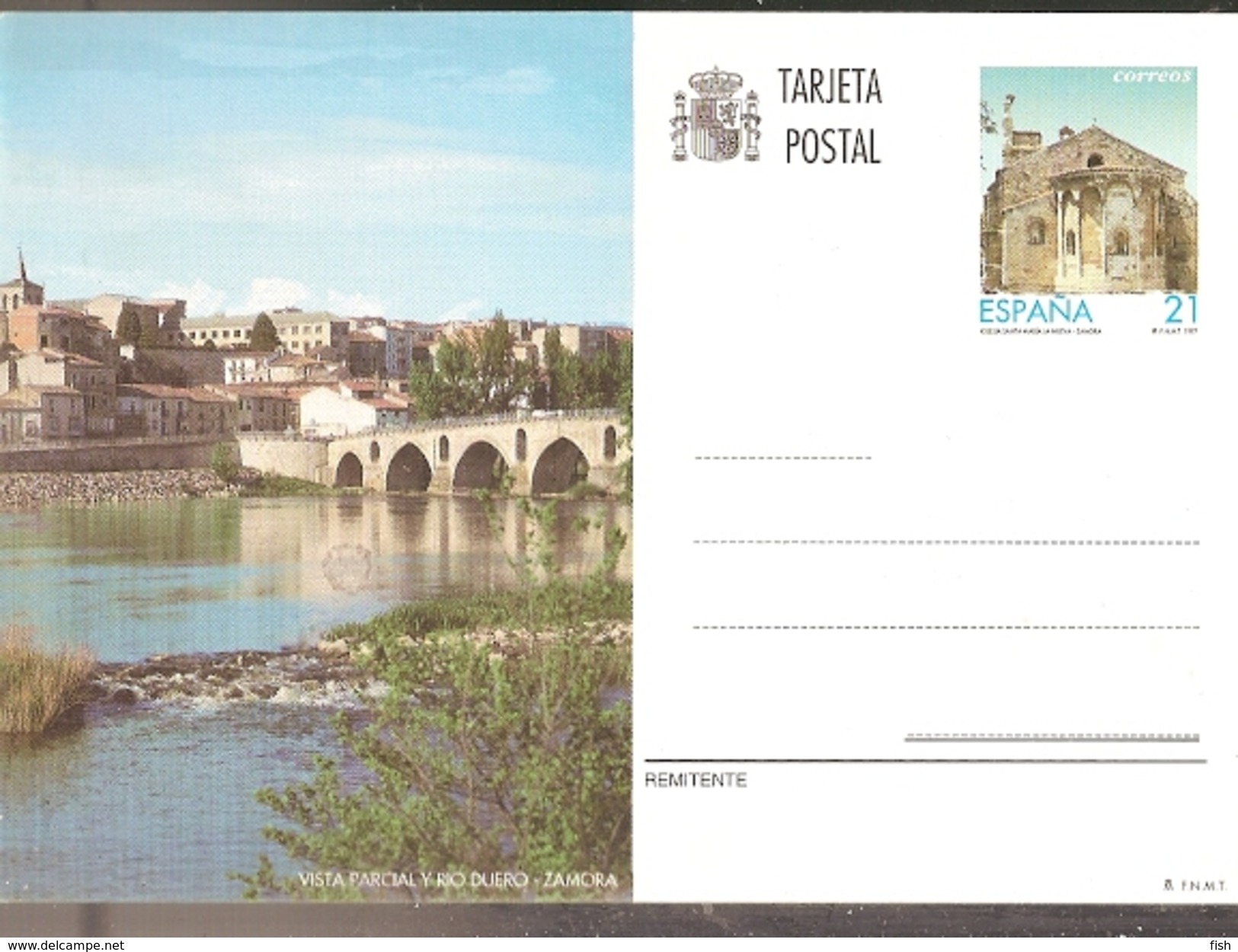 Spain ** & Inteiro Postal, Rio Douro, Zamora 1997 (163) - Ponti