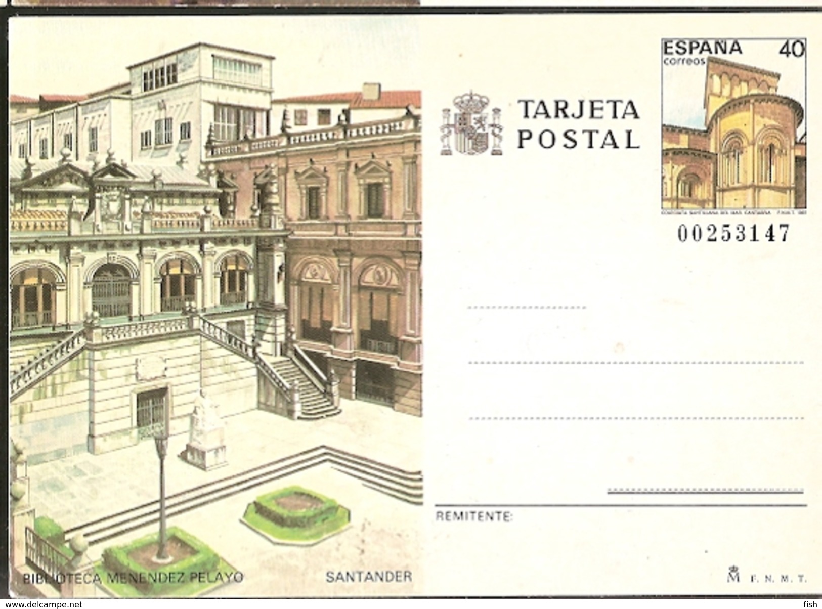 Spain ** & Inteiro Postal, Santander. Santillana Del Mar 1987(144) 1 - Ponti