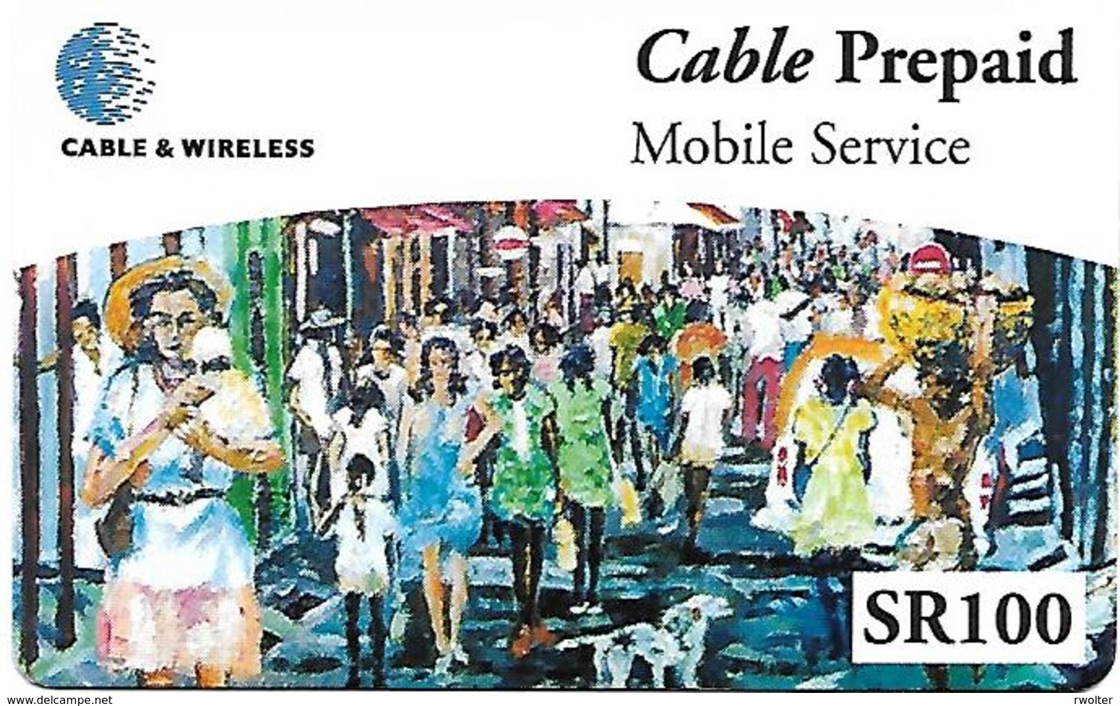 @+ Seychelles - Mobile Service C&W - SR100 - Charles Dodo - Seychelles