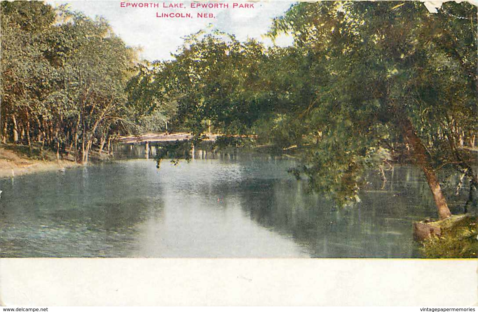 203505-Nebraska, Lincoln, Epworth Lake, Epworth Park, Merchants Publishing Company - Lincoln