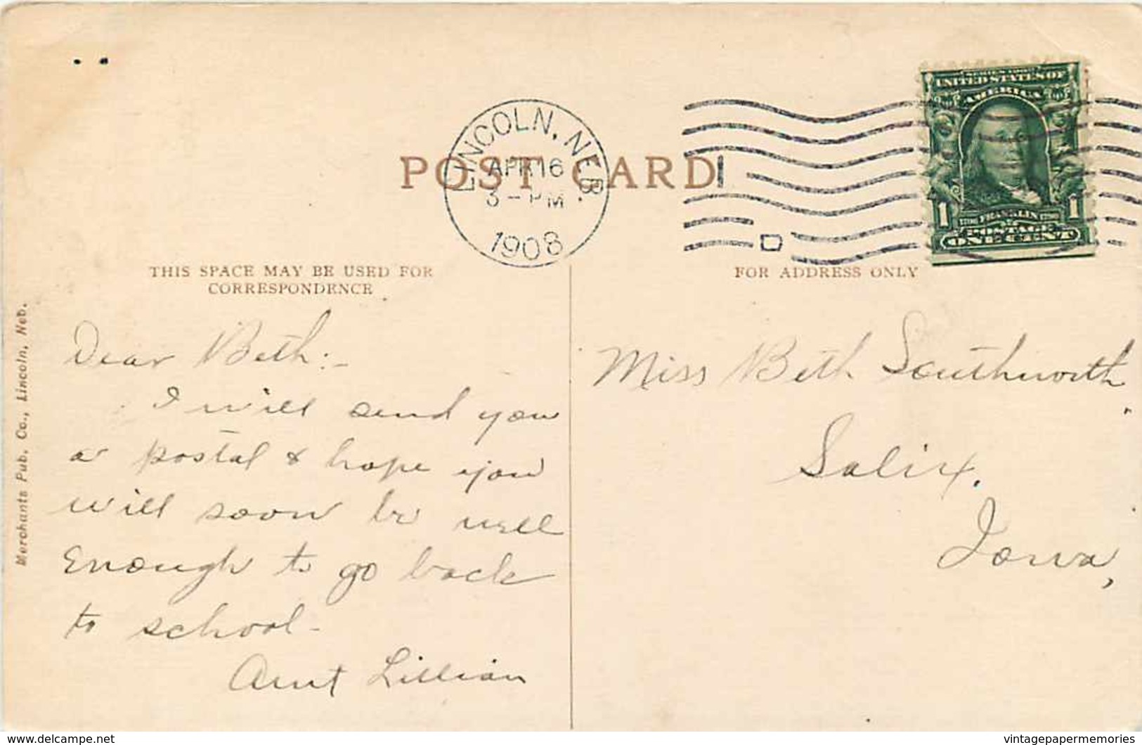 203505-Nebraska, Lincoln, Epworth Lake, Epworth Park, Merchants Publishing Company - Lincoln