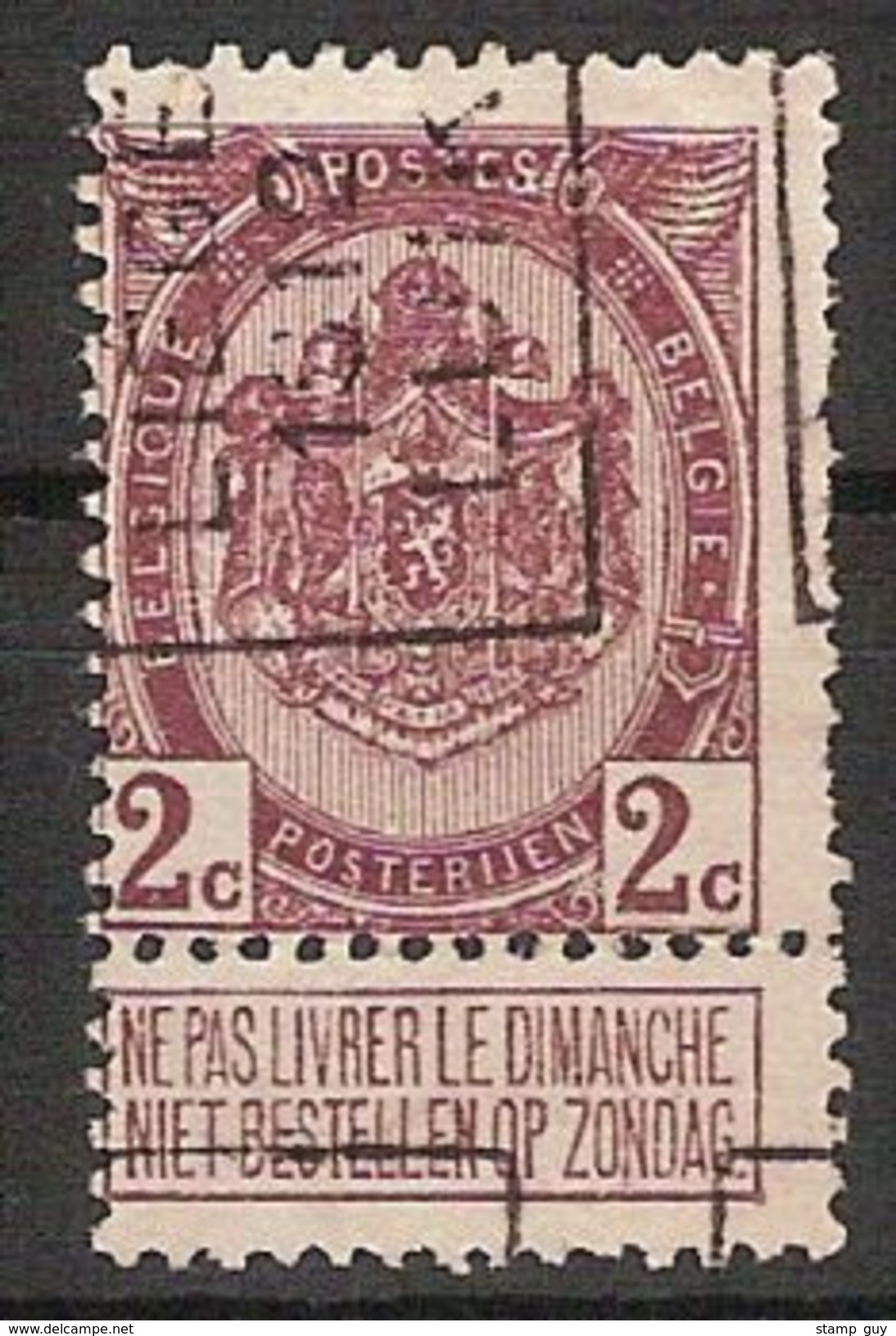 Nr. 82 Voorafgestempeld Nr. 1953 Positie A  LIEGE 1912 LUIK  ; Staat Zie Scan ! Inzet 7,5 &euro; ! - Roller Precancels 1900-09