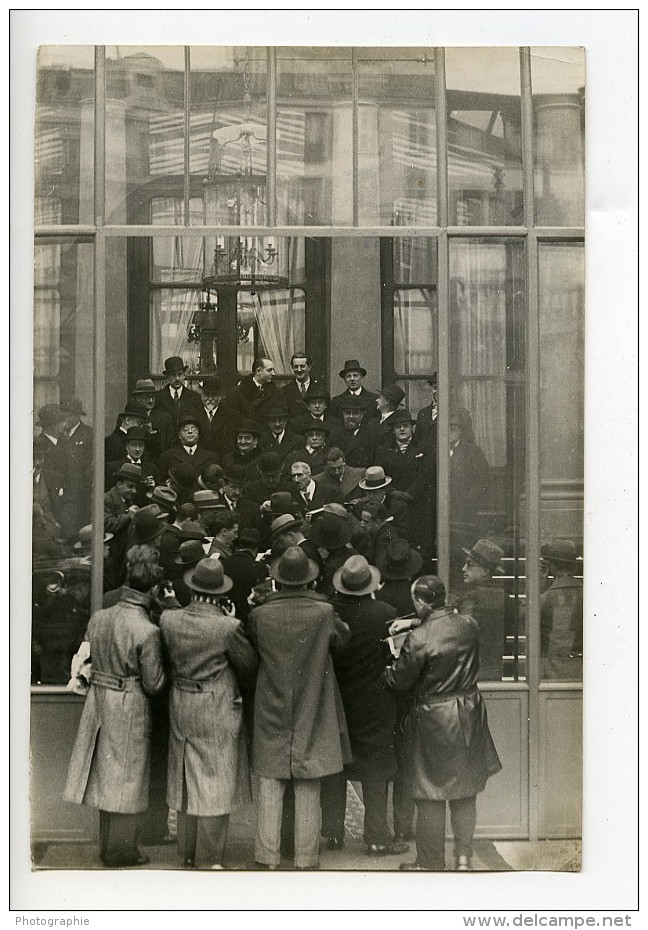 Paris Elysee Politicien Ministere Camille Chautemps Ancienne Photo Meurisse 1930 - Famous People