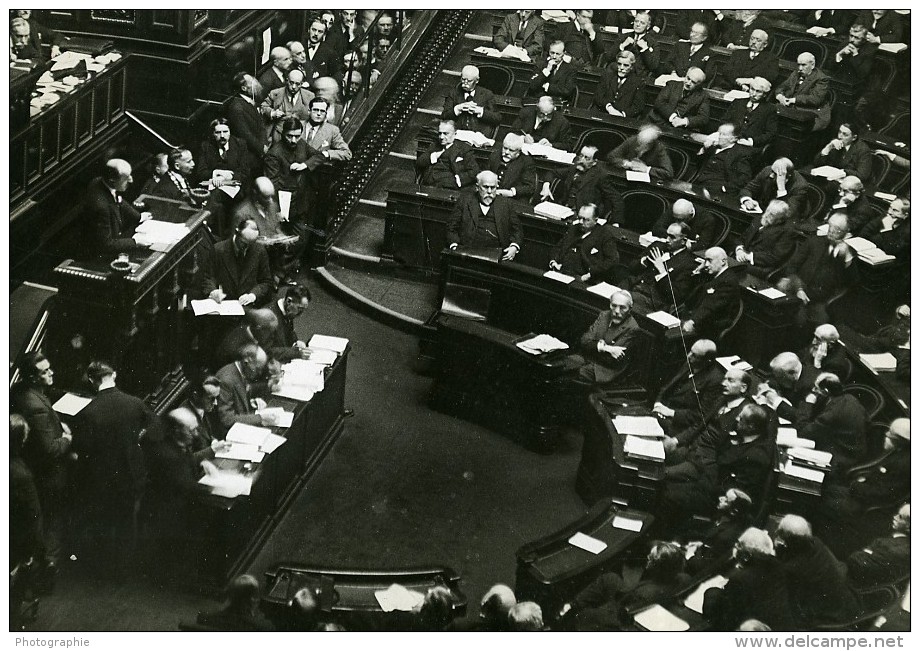 Paris Sénat Politicien Abel Gardey Rapporteur Du Budget Ancienne Photo Meurisse 1930 - Famous People