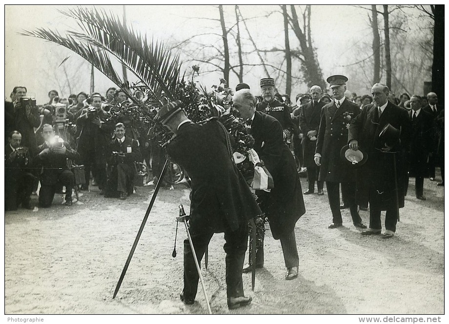 France Lyon President Lebrun Parc De La Tete D'Or Ancienne Photo Meurisse 1932 - Famous People