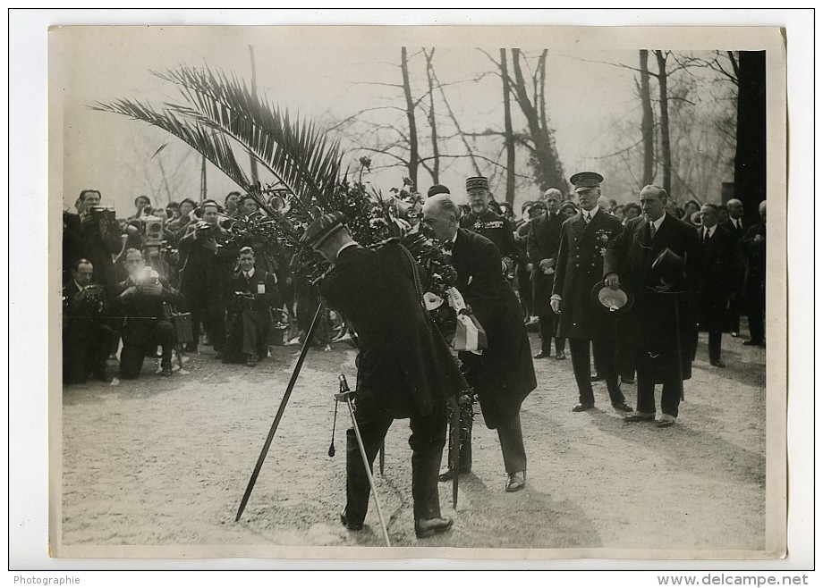 France Lyon President Lebrun Parc De La Tete D'Or Ancienne Photo Meurisse 1932 - Famous People