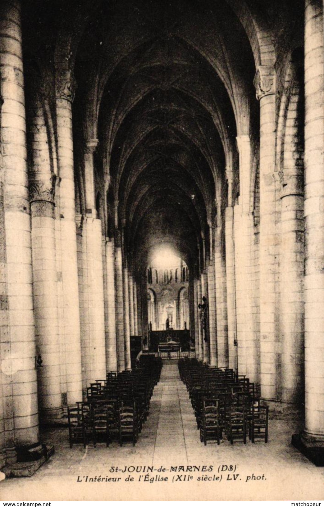 SAINT JOUIN DE MARNES -79- L'INTERIEUR DE L'EGLISE - Saint Jouin De Marnes