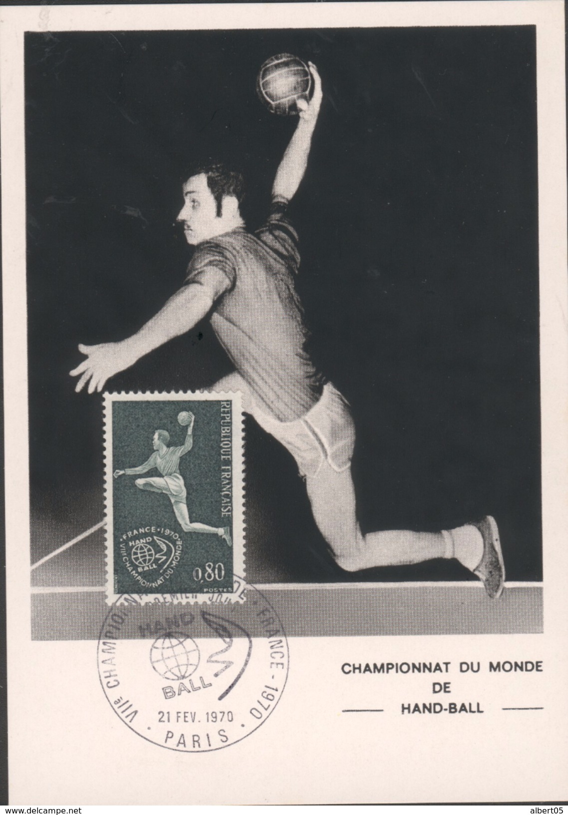 VII ème Championnat Du Monde De HAND-BALL  21 Février 1970 - Handball