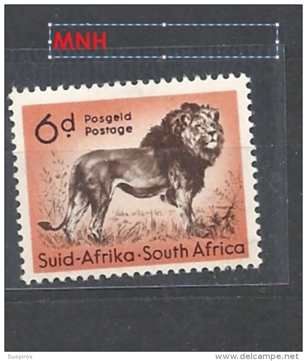SUDAFRICA     1954 Local Animals   Panthera Leo    MNH - Nuevos
