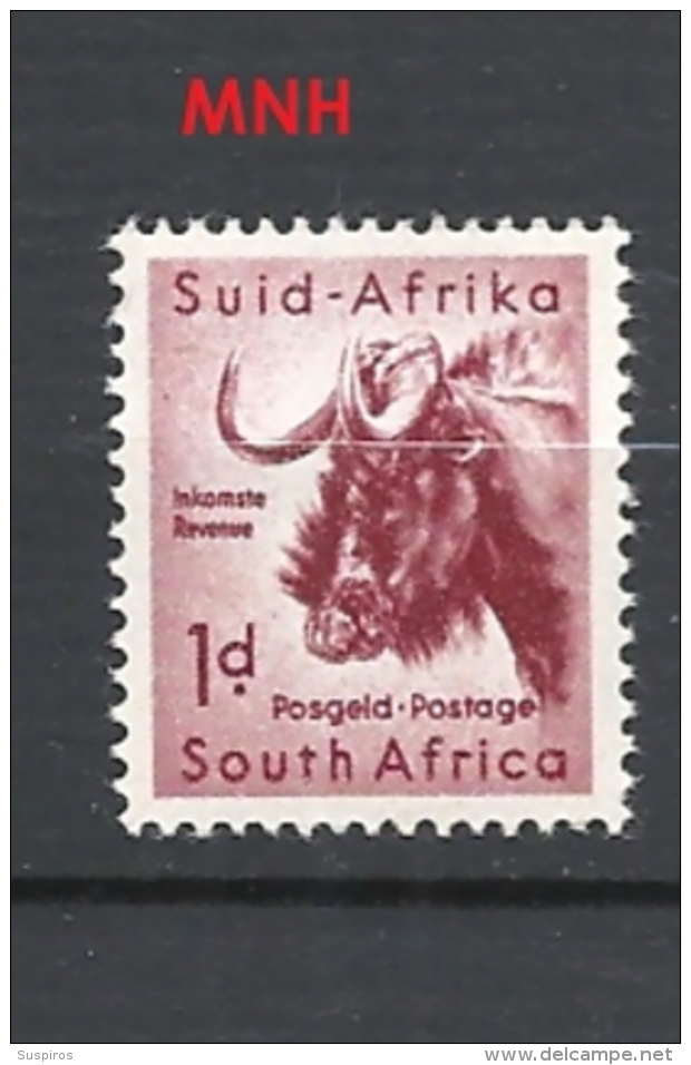 SUDAFRICA   1959 Local Animals Stamps Of 1954 - Different Watermark   MNH - Ungebraucht