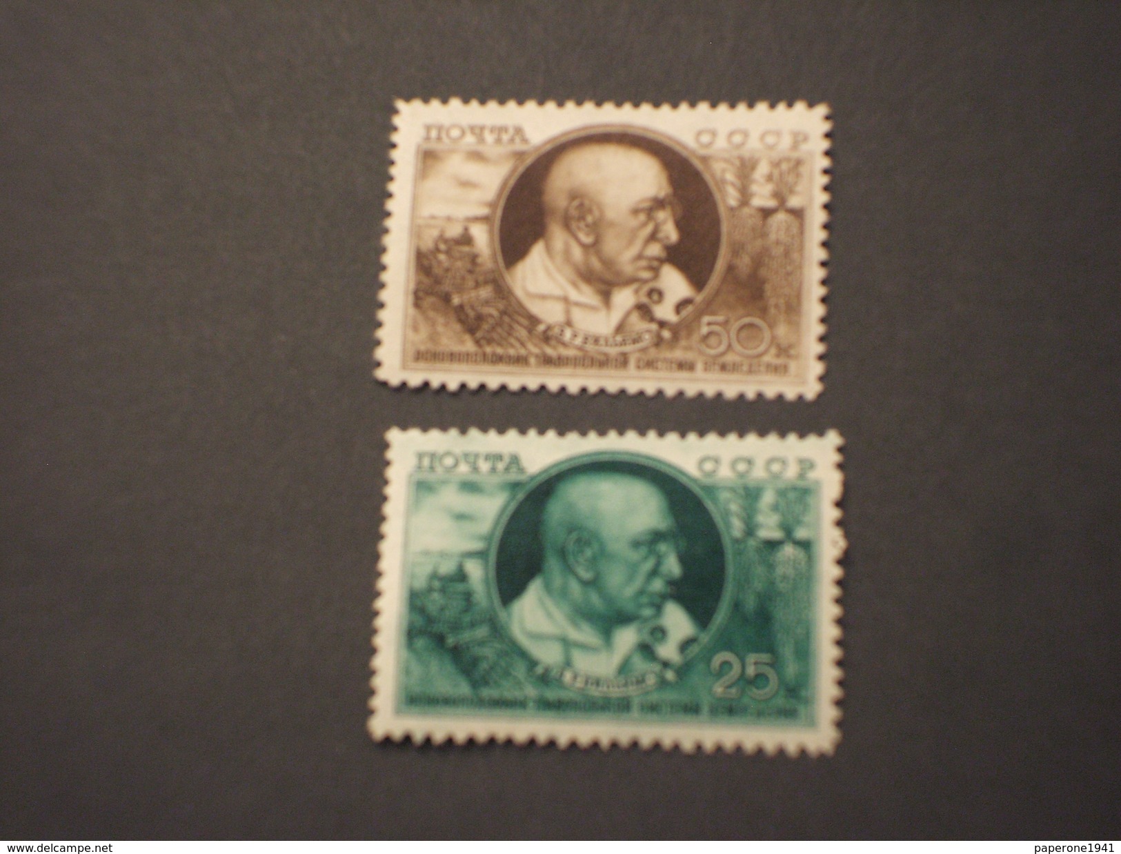 RUSSIA - 1949 AGRONOMO  2 VALORI - NUOVI(++) - Unused Stamps