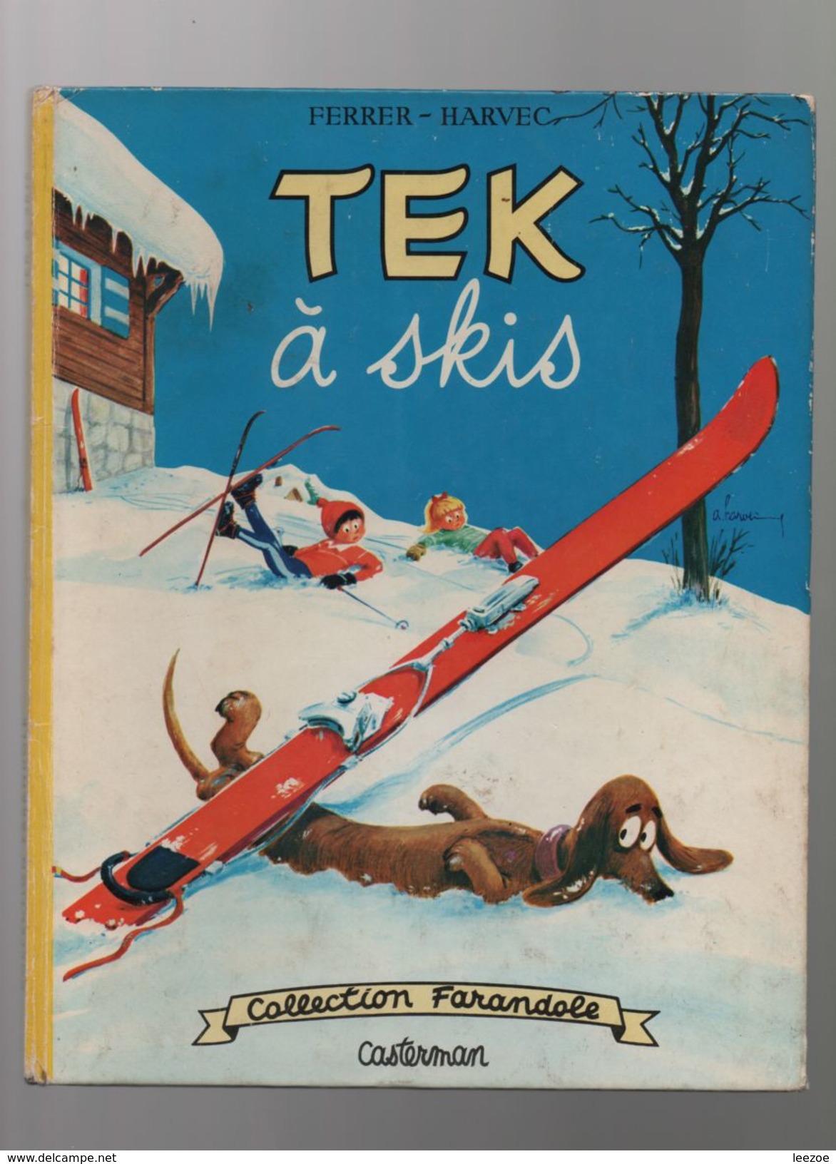 Castermann, Tek à Skis.collection Farandole.G.DELAHAYE- M.MARLIER.CASTERMAN - Casterman
