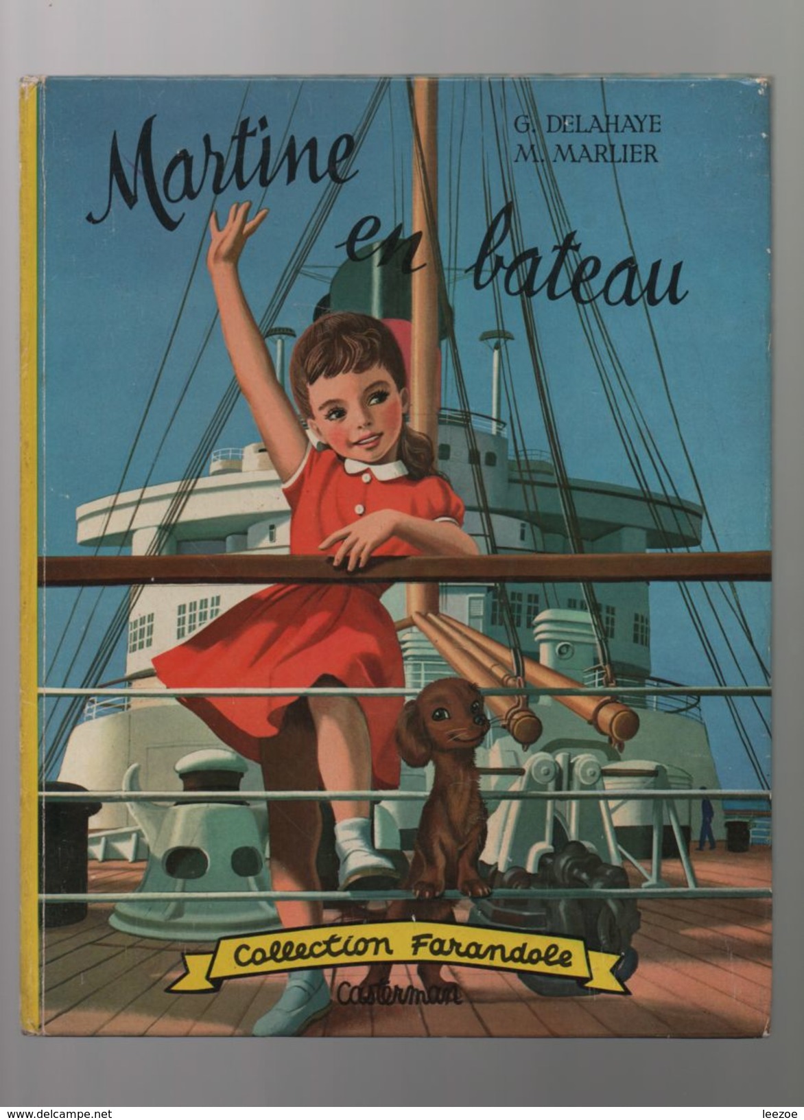 Martine En Bateau.collection Farandole.G.DELAHAYE- M.MARLIER.CASTERMAN - Casterman