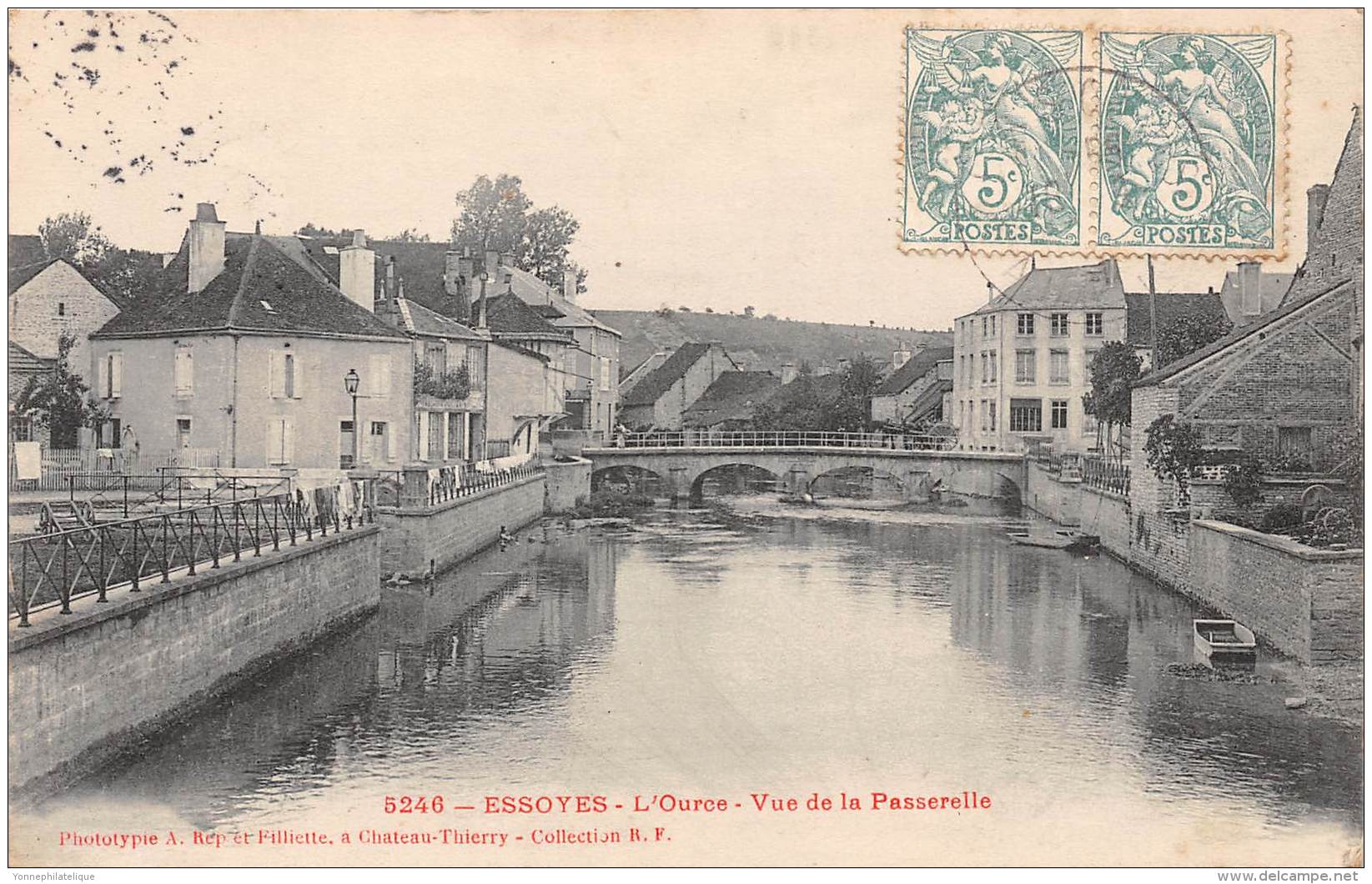 10 - AUBE - ESSOYES - Vue Sur La Passerelle - Essoyes