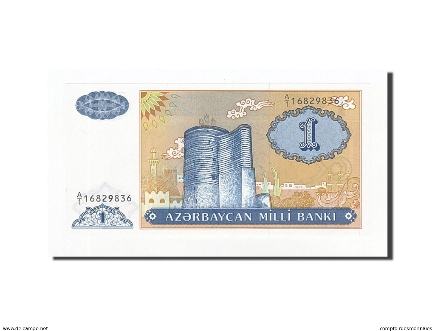 Billet, Azerbaïdjan, 1 Manat, 1992, Undated (1992), KM:11, SUP+ - Azerbeidzjan