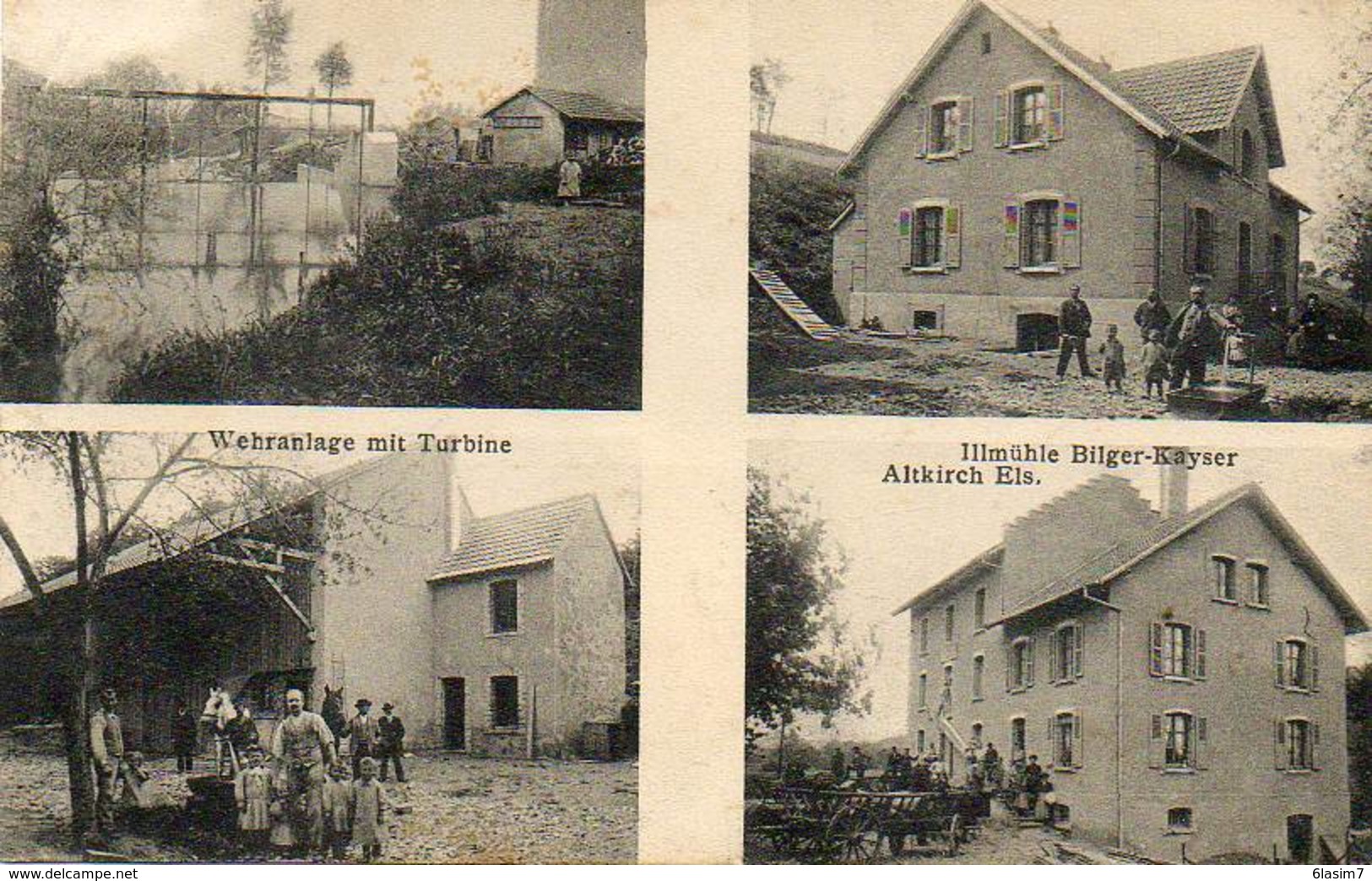 CPA - ALTKIRCH (68) - Carte Multi-Vues Du Moulin Bilger Au Début Du Siècle - Altkirch