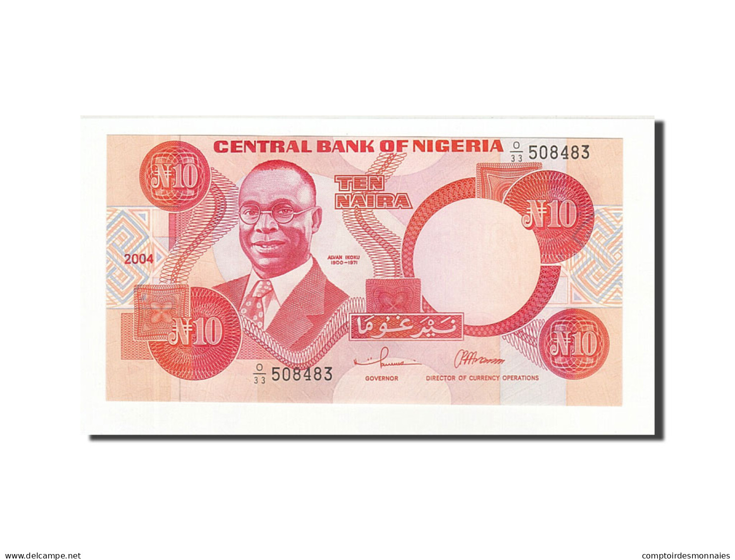 Billet, Nigéria, 10 Naira, Undated (2004), 2004, KM:25g, NEUF - Nigeria