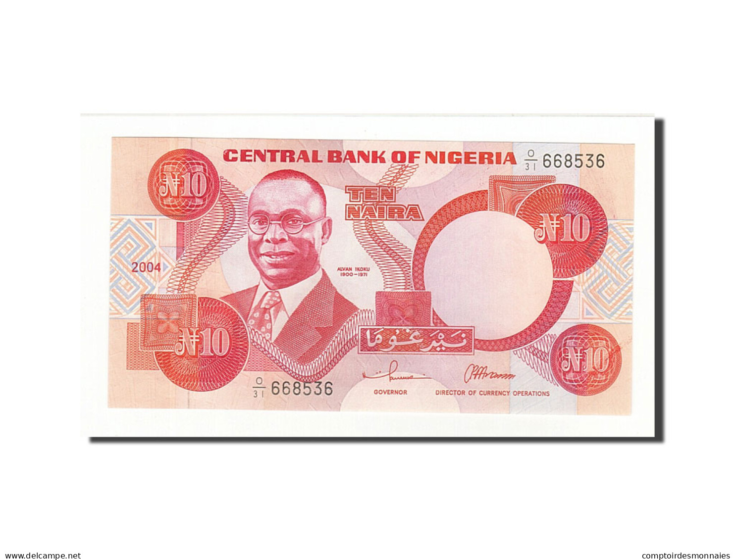 Billet, Nigéria, 10 Naira, 2004, KM:25g, NEUF - Nigeria