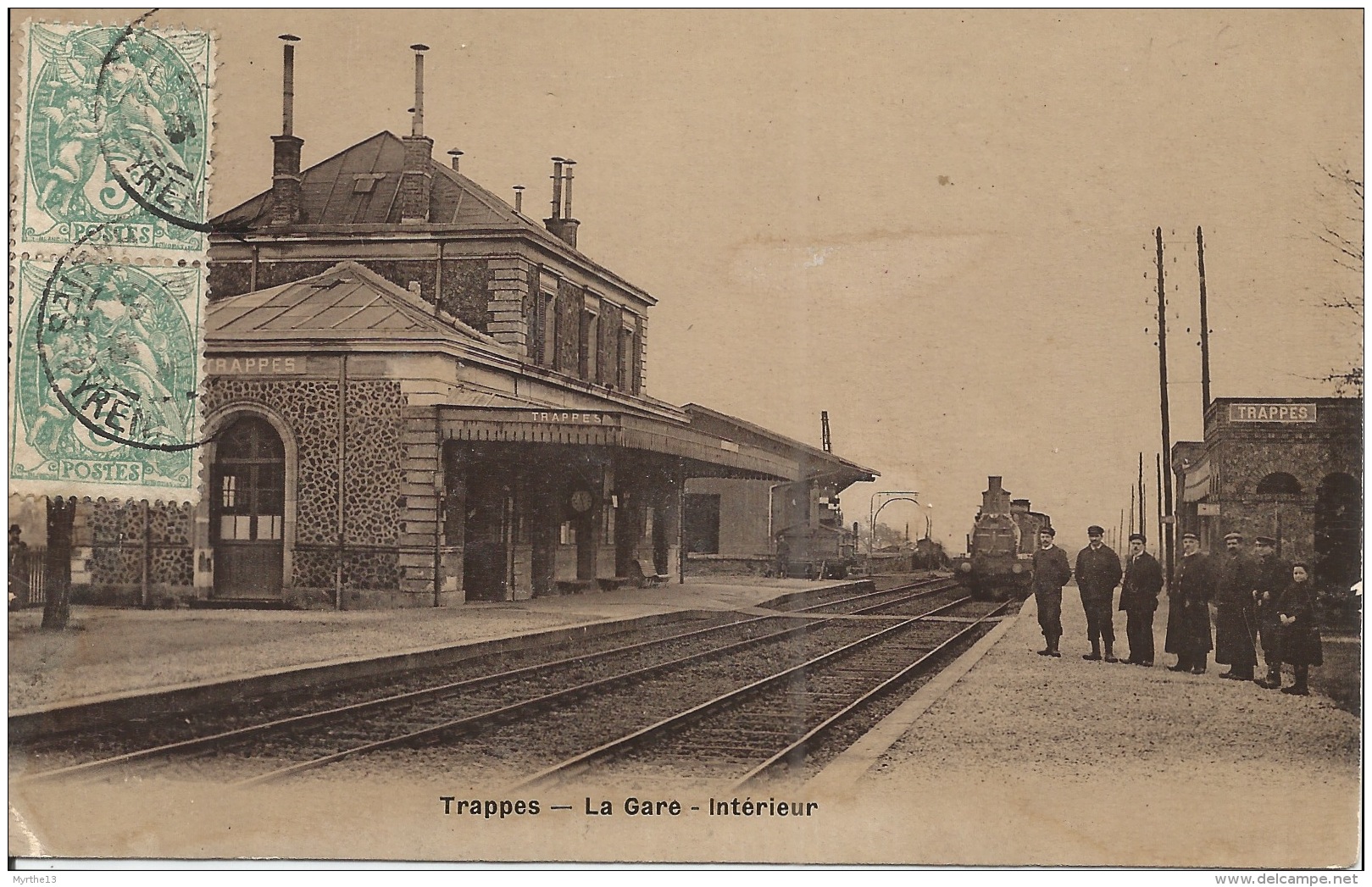 78 - TRAPPES  LA GARE INTÉRIEURE - Trappes