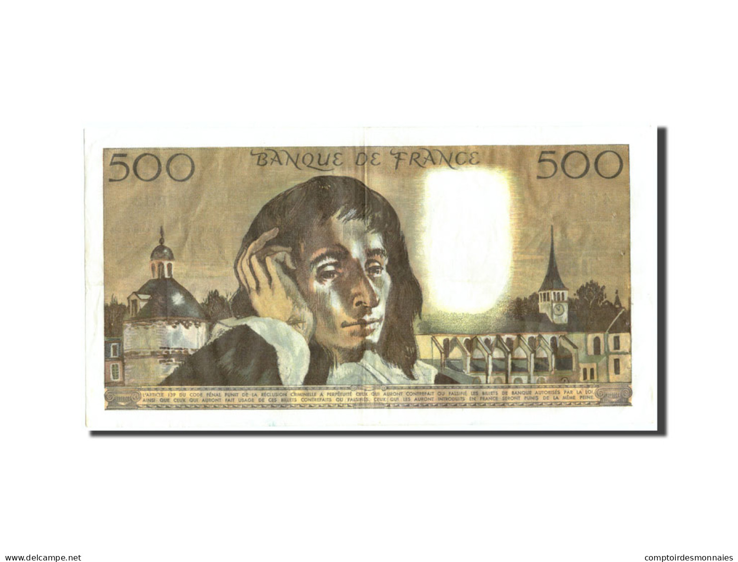 Billet, France, 500 Francs, 500 F 1968-1993 ''Pascal'', 1969, 1969-01-02, TTB - 500 F 1968-1993 ''Pascal''