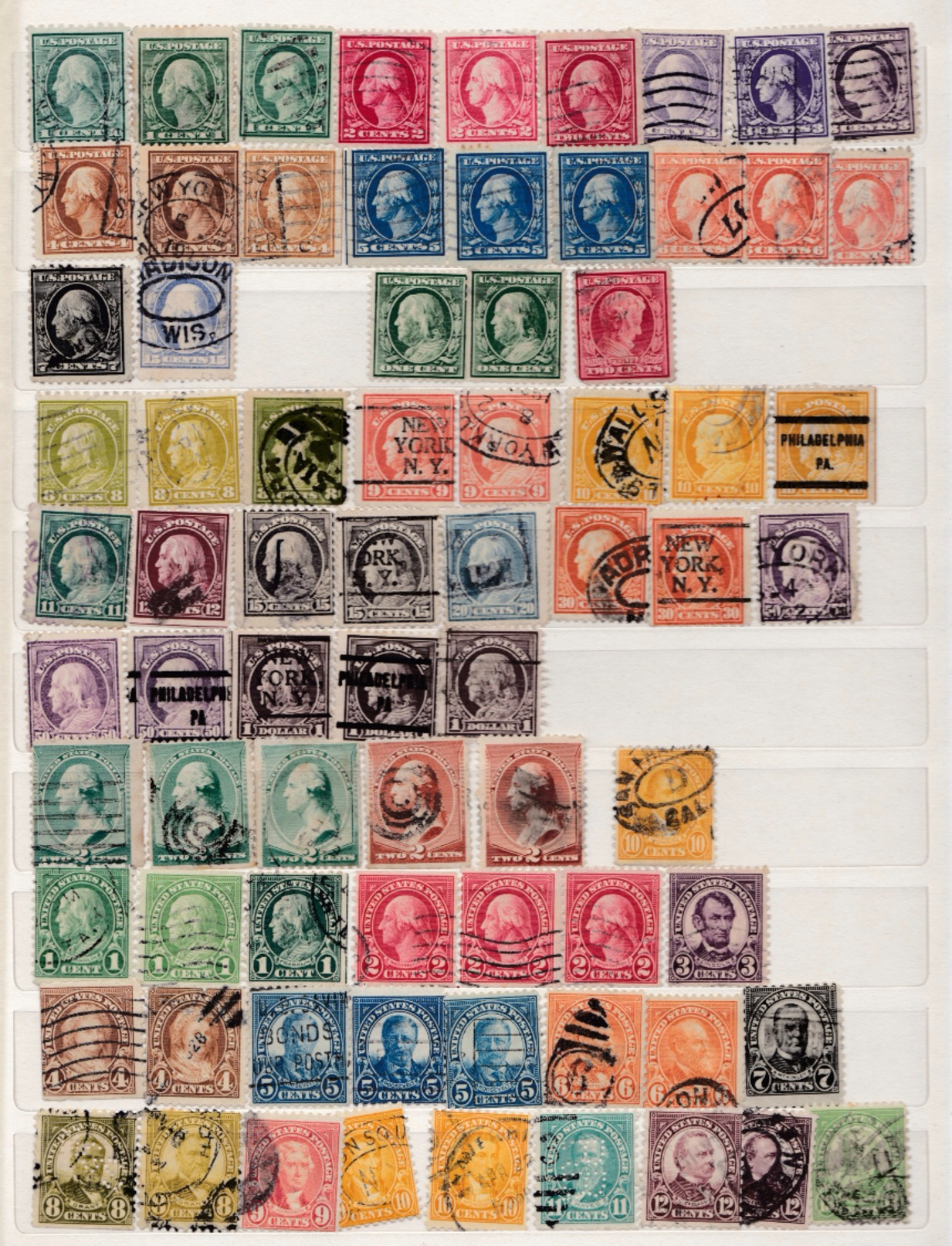 Collection Of Early USA Stamps - Other & Unclassified