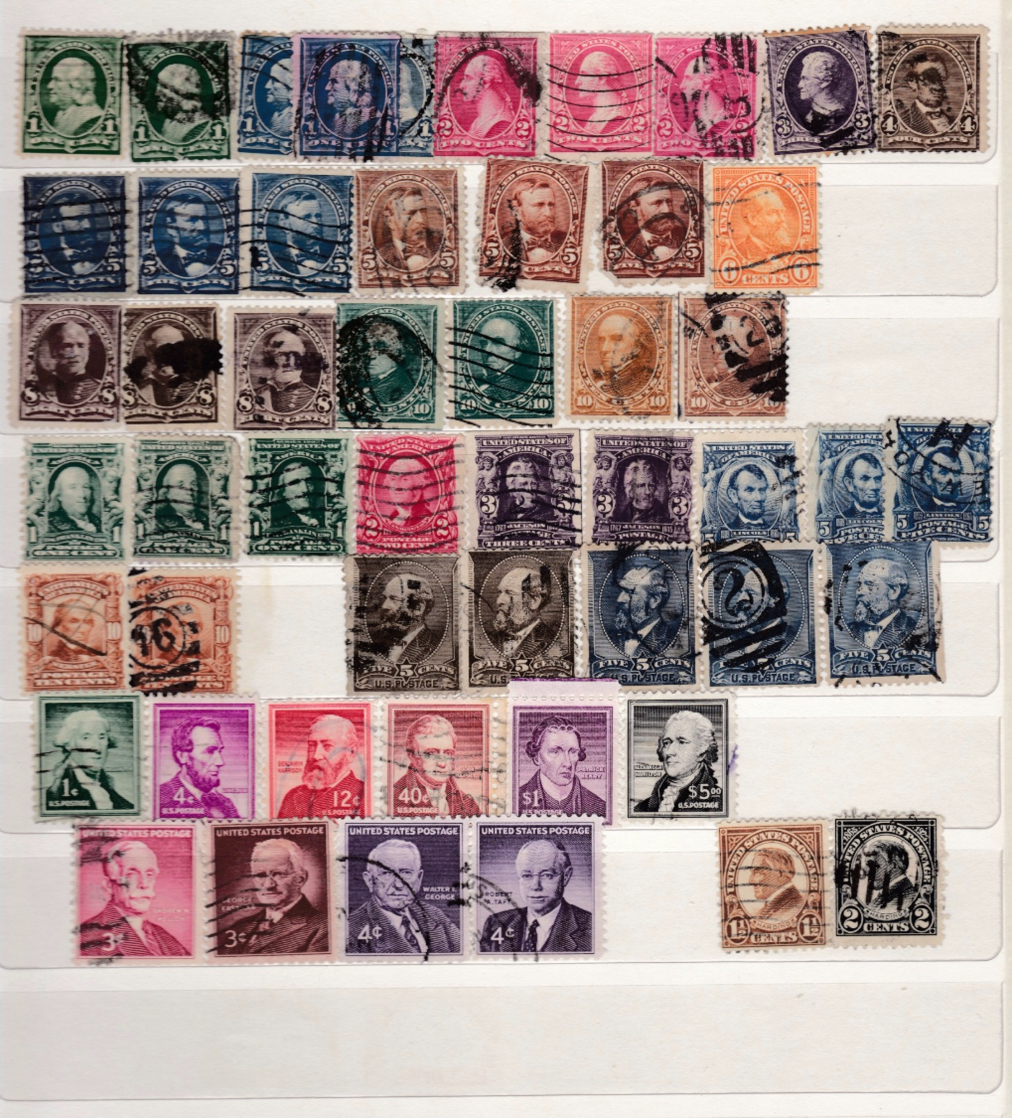 Collection Of Early USA Stamps - Other & Unclassified