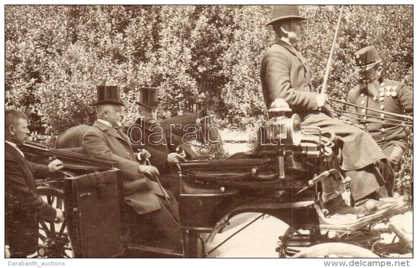 T2 1904 Abbazia, ElÅ‘kelÅ‘s&eacute;gek Hint&oacute;ban / Notables In Horse Cart, A. Jelussich Photo - Unclassified