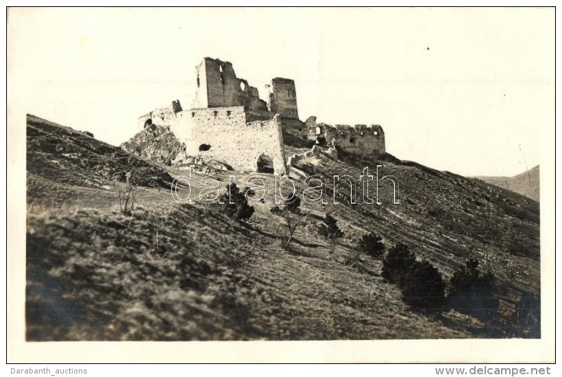 * T2 Csejte, Cachtice; Hrad B&aacute;thorovcov / B&aacute;thory V&aacute;rrom / Castle Ruins, Foto Tatra - Ohne Zuordnung
