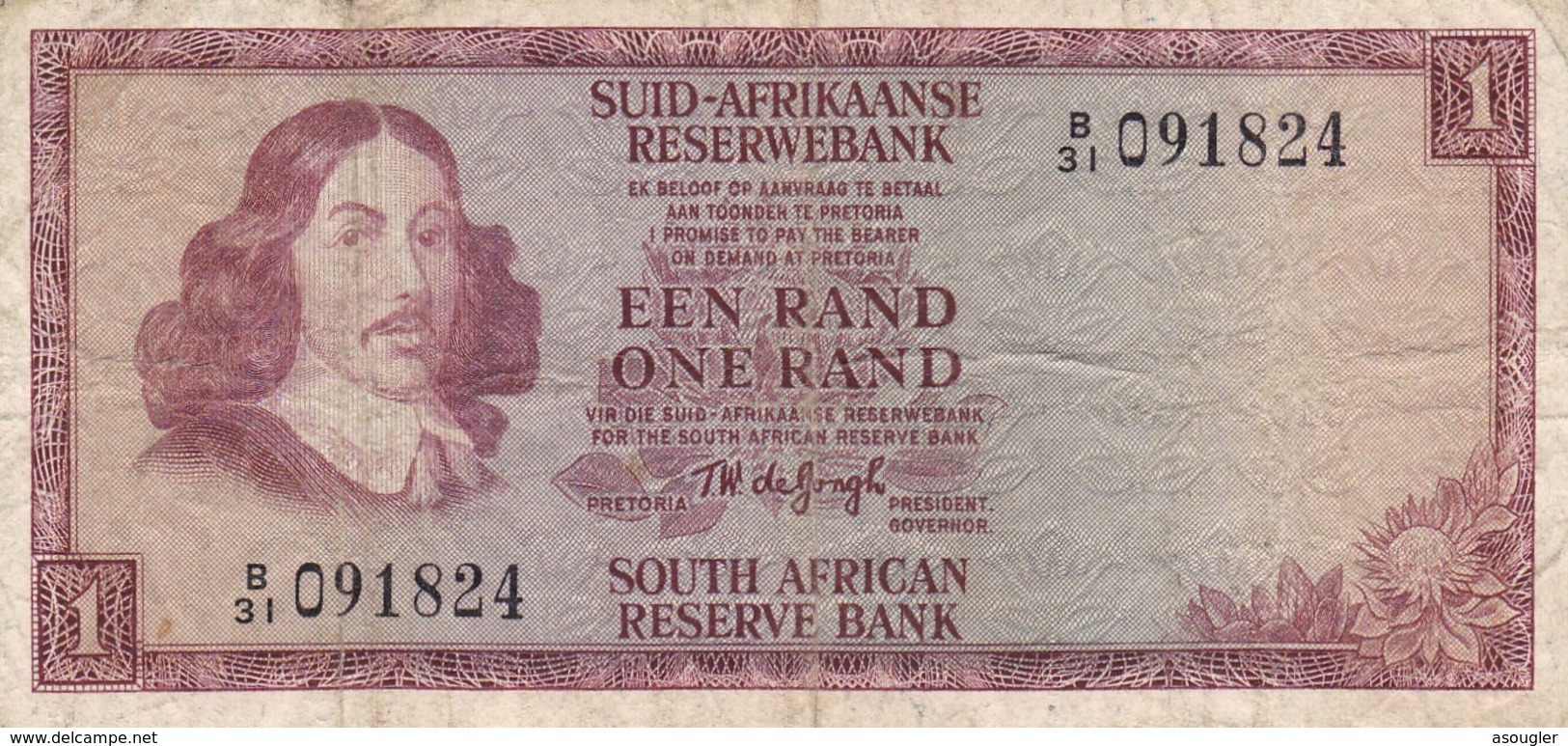 SOUTH AFRICA 1 RAND ND (1973) P-116a G-VG - Afrique Du Sud