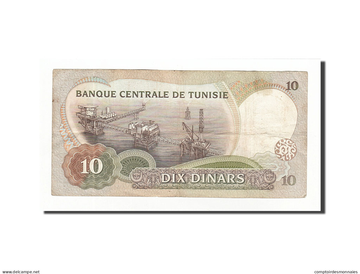 Billet, Tunisie, 10 Dinars, 1986-03-20, KM:84, TTB - Tunisia