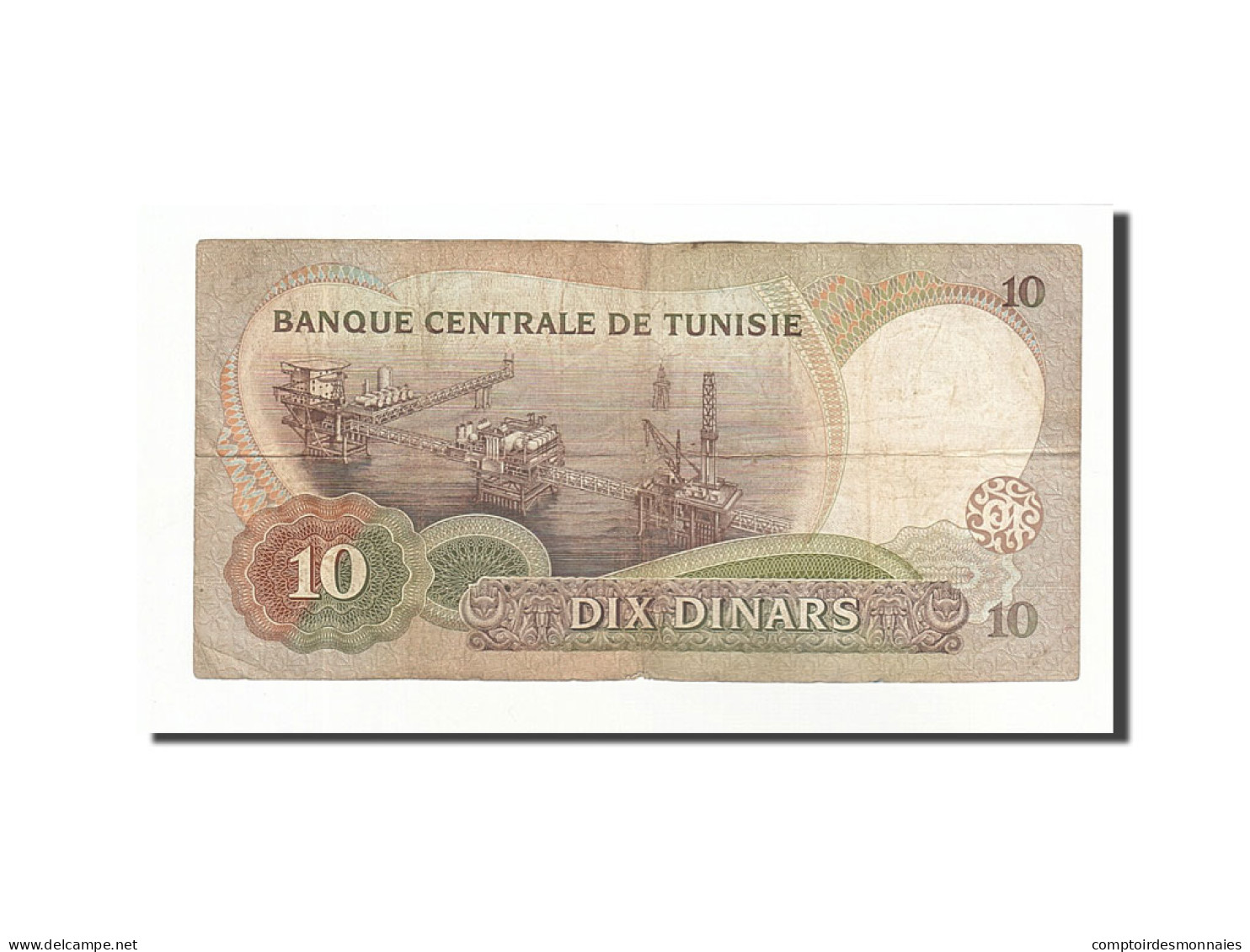 Billet, Tunisie, 10 Dinars, 1986-03-20, KM:84, TB+ - Tusesië