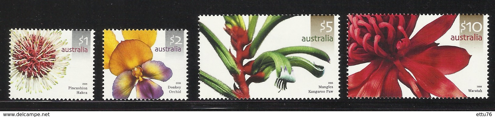 AUSTRALIA  2006  WILD FLOWERS    SET   MNH - Sonstige & Ohne Zuordnung