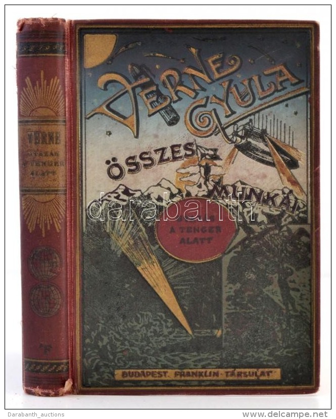 Verne Gyula: Utaz&aacute;s A Tenger Alatt. &Aacute;tdolgozta: Sz&aacute;sz K&aacute;roly. Bp., &eacute;.n. [1924],... - Non Classificati