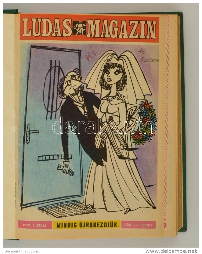 1979 Ludas Magazin Teljes &eacute;vfolyam Egybek&ouml;tve. 12 Sz&aacute;m. Korabeli... - Ohne Zuordnung
