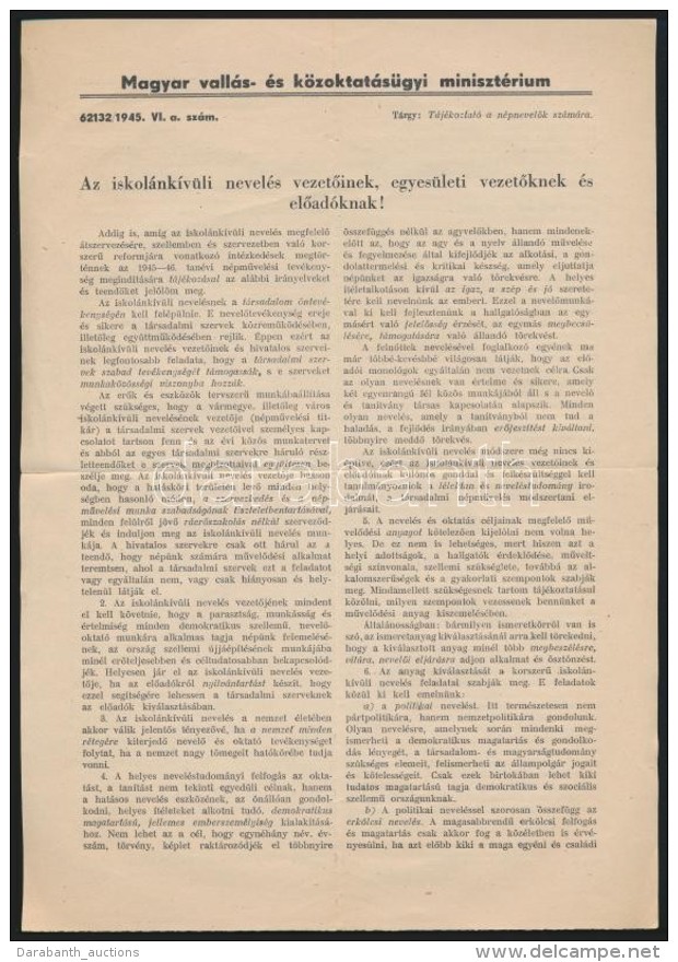 Cca 1900-1945 3 Db Oktat&aacute;ssal Kapcsolatos Nyomtatv&aacute;ny, T&aacute;j&eacute;koztat&oacute;(k&ouml;zte 1... - Ohne Zuordnung