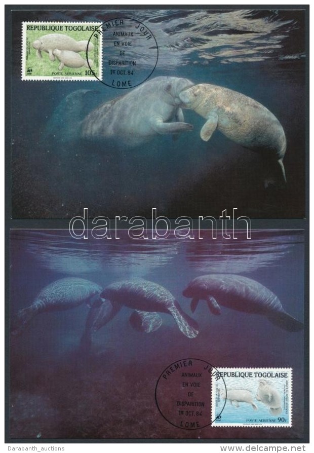 1987 WWF: Lamantin Sor Mi 2042-2045 4 Db CM - Sonstige & Ohne Zuordnung