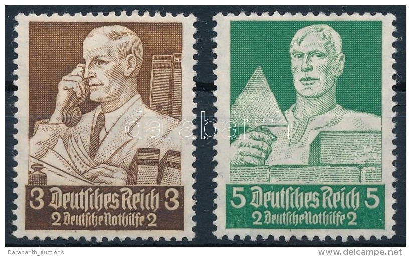 ** 1934 Nothilfe Mi 556, 558 (Mi EUR 54,-) - Sonstige & Ohne Zuordnung